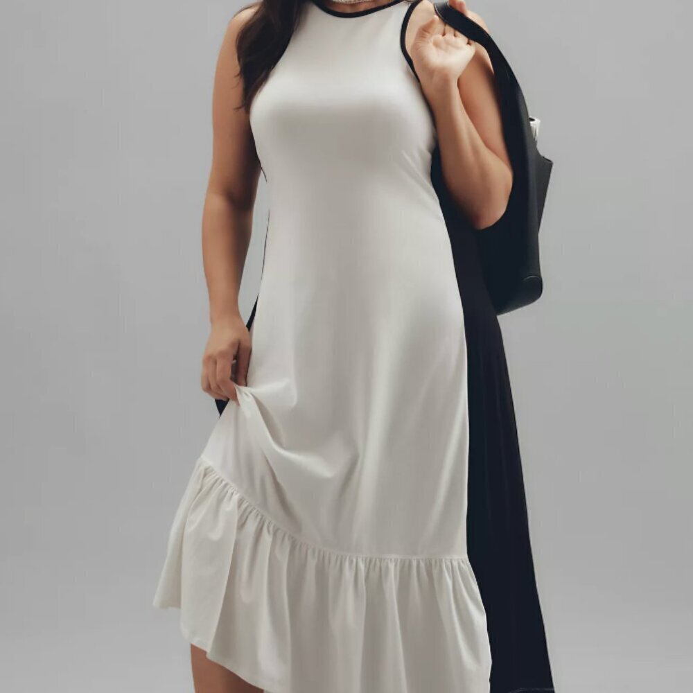 Daily Practice Color block racer Midi Dress - Picture 2 of 5